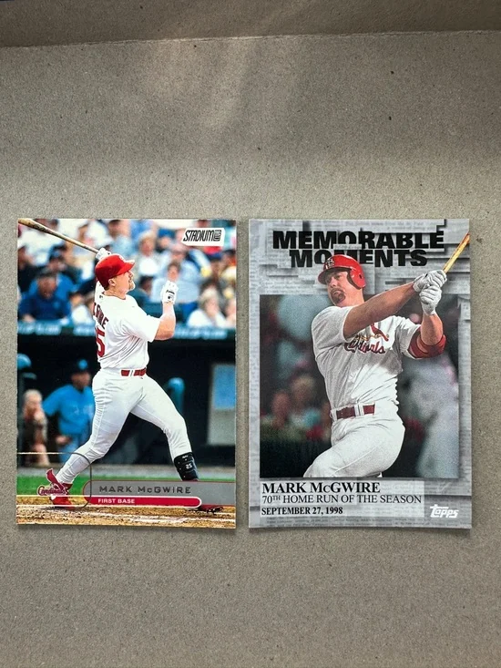Mark McGwire Cardinals lot of 8 - Picture 8 of 11